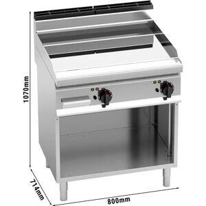 GGM Gastro Elektrische Grillplaat - 9,6kW - Zilver - Professioneel GGM Gastro Elektrische Grillplaat - 9,6kW - Zilver - Professioneel