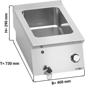 GGM Gastro Elektrische Bain-marie - 1,2 kW - GN 1/1 - Professioneel keukengerei GGM Gastro Elektrische Bain-marie - 1,2 kW - GN 1/1 - Professioneel keukengerei