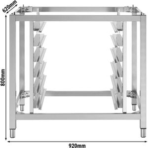 GGM Gastro - BKDV865-2SM - Zilver - 7xGN1/1 - RVS onderstel GGM Gastro - BKDV865-2SM - Zilver - 7xGN1/1 - RVS onderstel