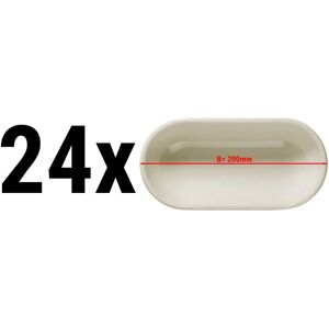 GGM Gastro - TEOS Ovaal Kom - 200mm - Crème GGM Gastro - TEOS Ovaal Kom - 200mm - Crème