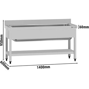 GGM Gastro - Évier pour casseroles ECO 1400x600 - 1 gootsteen - Sink GGM Gastro - Évier pour casseroles ECO 1400x600 - 1 gootsteen - Sink