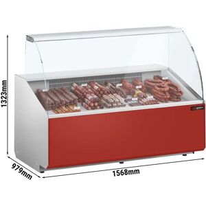 GGM Gastro - GGM-VR1600 - 1600 mm - Donkerrood - koelvitrine GGM Gastro - GGM-VR1600 - 1600 mm - Donkerrood - koelvitrine