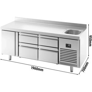 GGM Gastro - Premium PLUS 1960x700mm - Koeltafel GGM Gastro - Premium PLUS 1960x700mm - Koeltafel