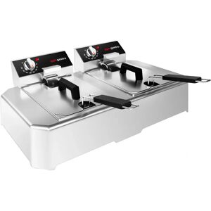GGM Gastro - Dubbele frituur 5+5 L - 7.5 kW - Deep Fryer GGM Gastro - Dubbele frituur 5+5 L - 7.5 kW - Deep Fryer