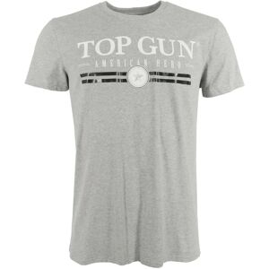TOP GUN TG20201130 Grau Meliert Herren T-Shirt - T-Shirt TOP GUN TG20201130 Grau Meliert Herren T-Shirt - T-Shirt