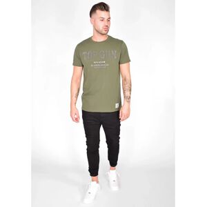 Top Gun TG20213006 3XL Groene T-Shirt - Casual Kleding Top Gun TG20213006 3XL Groene T-Shirt - Casual Kleding