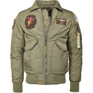 Top Gun Oliv Bomberjacke - Jacke Top Gun Oliv Bomberjacke - Jacke