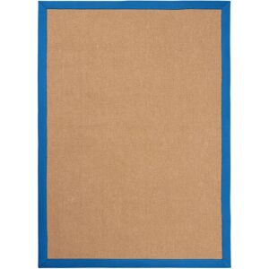 Carpetfine Sisal Blauer Teppich - Sisal Teppich mit Bordüre & Anti Rutsch Carpetfine Sisal Blauer Teppich - Sisal Teppich mit Bordüre & Anti Rutsch