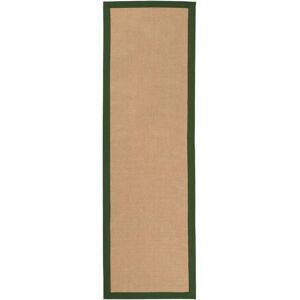 Carpetfine Sisal-Teppich - Grün, 70x200cm, Handgewebt - Teppich Carpetfine Sisal-Teppich - Grün, 70x200cm, Handgewebt - Teppich