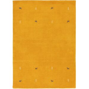 Carpetfine Gabbeh Uni Handwoven Wool Yellow Rug - Rug Carpetfine Gabbeh Uni Handwoven Wool Yellow Rug - Rug