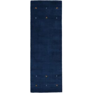 CARPETFINE Gabbeh Uni Blauer Handgewebter Teppich - Teppich CARPETFINE Gabbeh Uni Blauer Handgewebter Teppich - Teppich