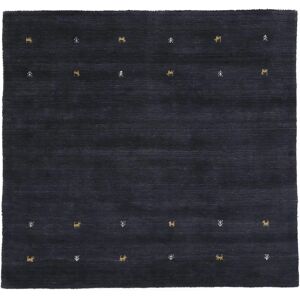CARPETFINE Gabbeh-Uni Wool Rug - Square, 150x150cm, Black CARPETFINE Gabbeh-Uni Wool Rug - Square, 150x150cm, Black