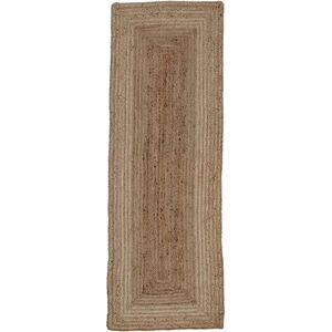 CARPETFINE Nele Juteteppich - 75x300cm - Handgewebter Naturfaser-Teppich CARPETFINE Nele Juteteppich - 75x300cm - Handgewebter Naturfaser-Teppich