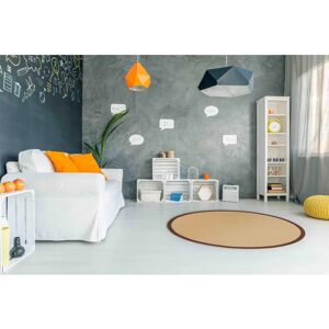 Carpetfine Sisalteppich - Braun - Ø 120cm - Natürlicher Stil Carpetfine Sisalteppich - Braun - Ø 120cm - Natürlicher Stil