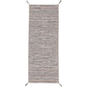 CARPETFINE Kelim Azizi Teppich - 80x350cm beige, handgewebt, Wendeteppich CARPETFINE Kelim Azizi Teppich - 80x350cm beige, handgewebt, Wendeteppich