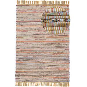 CARPETFINE Kelim Chindi - Handgewebter Teppich aus recycelten Materialien - 200x250 cm CARPETFINE Kelim Chindi - Handgewebter Teppich aus recycelten Materialien - 200x250 cm