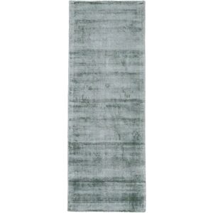 CARPETFINE Ava Viskoseteppich - Grün 75x240cm, Seidenoptik, Leichter Glanz - Teppich CARPETFINE Ava Viskoseteppich - Grün 75x240cm, Seidenoptik, Leichter Glanz - Teppich