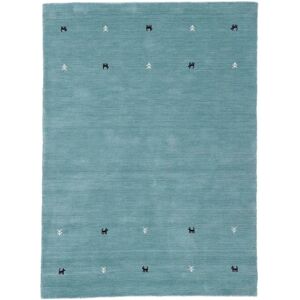 CARPETFINE Gabbeh Uni Türkis Handgewebter Wollteppich - Teppich CARPETFINE Gabbeh Uni Türkis Handgewebter Wollteppich - Teppich