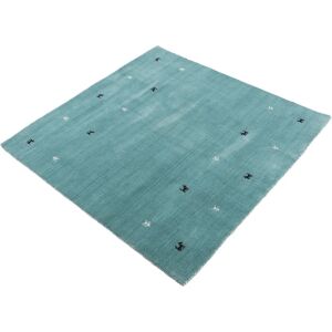 CARPETFINE Gabbeh-Uni Türkis Wolle Handgewebter Teppich - Teppich CARPETFINE Gabbeh-Uni Türkis Wolle Handgewebter Teppich - Teppich