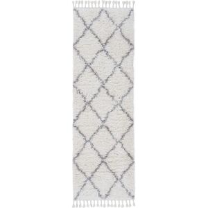 CARPETFINE Eddy Weiß Hochflor-Teppich - Teppich CARPETFINE Eddy Weiß Hochflor-Teppich - Teppich