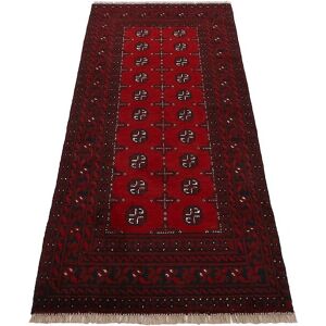 WOVEN ARTS Afghan Akhche Bokhara Teppich - Wolle, 8mm, Rot WOVEN ARTS Afghan Akhche Bokhara Teppich - Wolle, 8mm, Rot