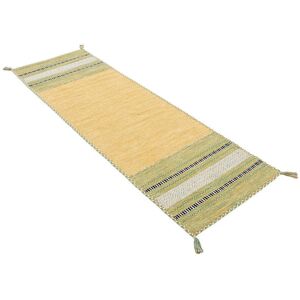 CARPETFINE Kelim Azizi Gelber Wendeteppich - Teppich CARPETFINE Kelim Azizi Gelber Wendeteppich - Teppich