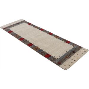 Carpetfine Gabbeh Vida Handgewebter Teppich - Beige, 60x180cm, Wolle Carpetfine Gabbeh Vida Handgewebter Teppich - Beige, 60x180cm, Wolle