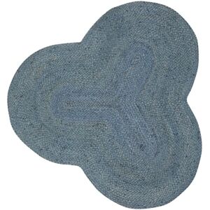 CARPETFINE Alia Juteteppich - 150x150cm Naturblau CARPETFINE Alia Juteteppich - 150x150cm Naturblau