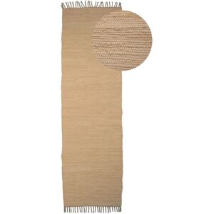 CARPETFINE - Kelim Chindi Uni - Beige - 70x140 cm - Rug CARPETFINE - Kelim Chindi Uni - Beige - 70x140 cm - Rug
