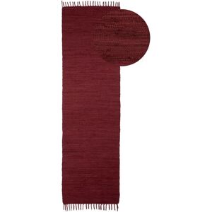 Carpetfine Kelim Chindi uni violett - Teppich Carpetfine Kelim Chindi uni violett - Teppich