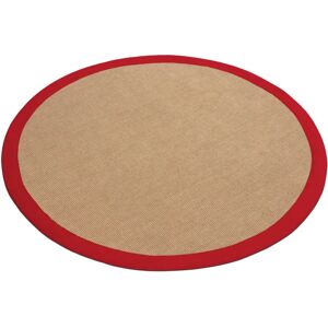 Carpetfine - Sisal - rot - Ø60 cm - Teppich Carpetfine - Sisal - rot - Ø60 cm - Teppich
