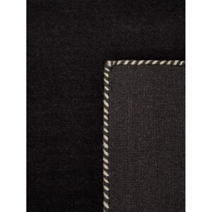 CARPETFINE Lola Uni - Wool Rug, Dark Grey CARPETFINE Lola Uni - Wool Rug, Dark Grey