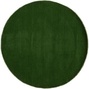 CARPETFINE Lola Uni Handgewebter Wollrunde - Teppich CARPETFINE Lola Uni Handgewebter Wollrunde - Teppich