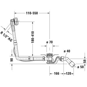 Duravit Modell 792217000001000 Überlauf- und Ablaufgarnitur Chrom Duravit Modell 792217000001000 Überlauf- und Ablaufgarnitur Chrom