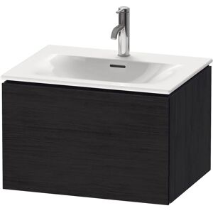 Duravit L-Cube Wandhängender Waschtischunterbau Eiche Schwarz Matt - LC613501616 Duravit L-Cube Wandhängender Waschtischunterbau Eiche Schwarz Matt - LC613501616