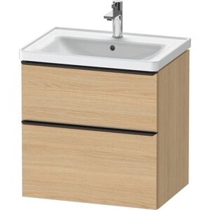 Duravit D-Neo Waschtischunterbau Wandhängend - 2 Schubladen - 63,4cm Duravit D-Neo Waschtischunterbau Wandhängend - 2 Schubladen - 63,4cm