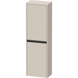 Duravit Ketho.2 Badezimmerschrank - Taupe Matt, 2 Türen, 2 Glasböden, 1 Holzfach Duravit Ketho.2 Badezimmerschrank - Taupe Matt, 2 Türen, 2 Glasböden, 1 Holzfach