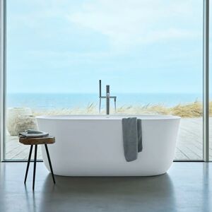 Duravit Soleil by Starck Baignoire - Autonome, Blanc, Oval, 160x80 cm - Publicité Duravit Soleil by Starck Baignoire - Autonome, Blanc, Oval, 160x80 cm - Publicité