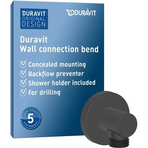 Duravit Coudes de connexion murale - Universel, Noir Mat, Rond, DN 15 - Publicité Duravit Coudes de connexion murale - Universel, Noir Mat, Rond, DN 15 - Publicité