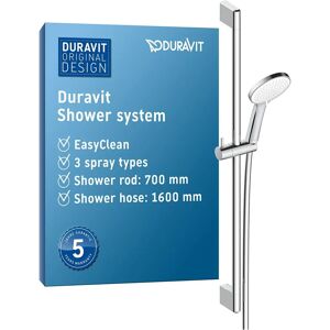Duravit Douche Set met 3 Stralsoorten - Chroom Duravit Douche Set met 3 Stralsoorten - Chroom