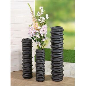GILDE Rillo Bodenvase - Modernes Keramikdesign GILDE Rillo Bodenvase - Modernes Keramikdesign