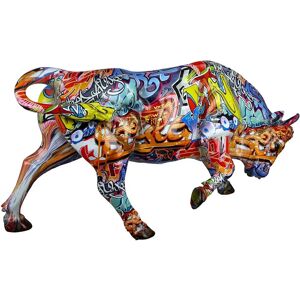 GILDE Stier Street Art - Dekoratives Tierfigur - 52cm GILDE Stier Street Art - Dekoratives Tierfigur - 52cm