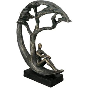 Gilde Bronze Daydreamer Skulptur - Dekorative Figur - Innenkunst Gilde Bronze Daydreamer Skulptur - Dekorative Figur - Innenkunst