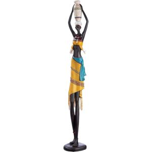 GILDE Auma African Figur - Brown Decorative Sculpture - 89cm GILDE Auma African Figur - Brown Decorative Sculpture - 89cm