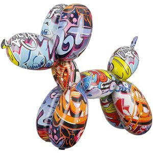 GILDE Casablanca Street Art Cane Arancione Decorazione - Figura Decorativa GILDE Casablanca Street Art Cane Arancione Decorazione - Figura Decorativa