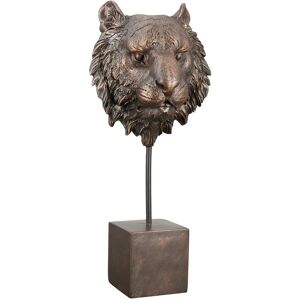 GILDE Tiger Antique - Bronzefarbene Dekofigur - 21,5cm x 47,5cm x 17cm GILDE Tiger Antique - Bronzefarbene Dekofigur - 21,5cm x 47,5cm x 17cm