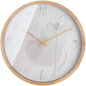 GILDE Casablanca One Line Flower - Wall Clock GILDE Casablanca One Line Flower - Wall Clock