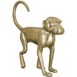 GILDE Monkey Sculpture - Gold Animal Figur - 45cm GILDE Monkey Sculpture - Gold Animal Figur - 45cm