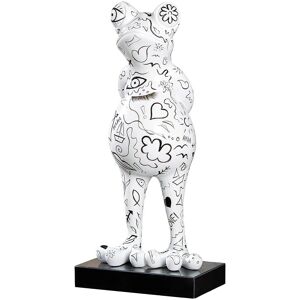 GILDE Frosch Modern Art Kunstharz Marmor Figur GILDE Frosch Modern Art Kunstharz Marmor Figur