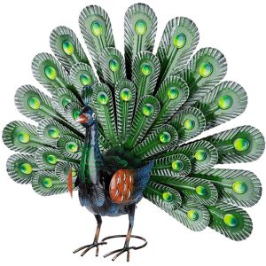 GILDE Pfau Fächer Tierfigur - Dekor GILDE Pfau Fächer Tierfigur - Dekor